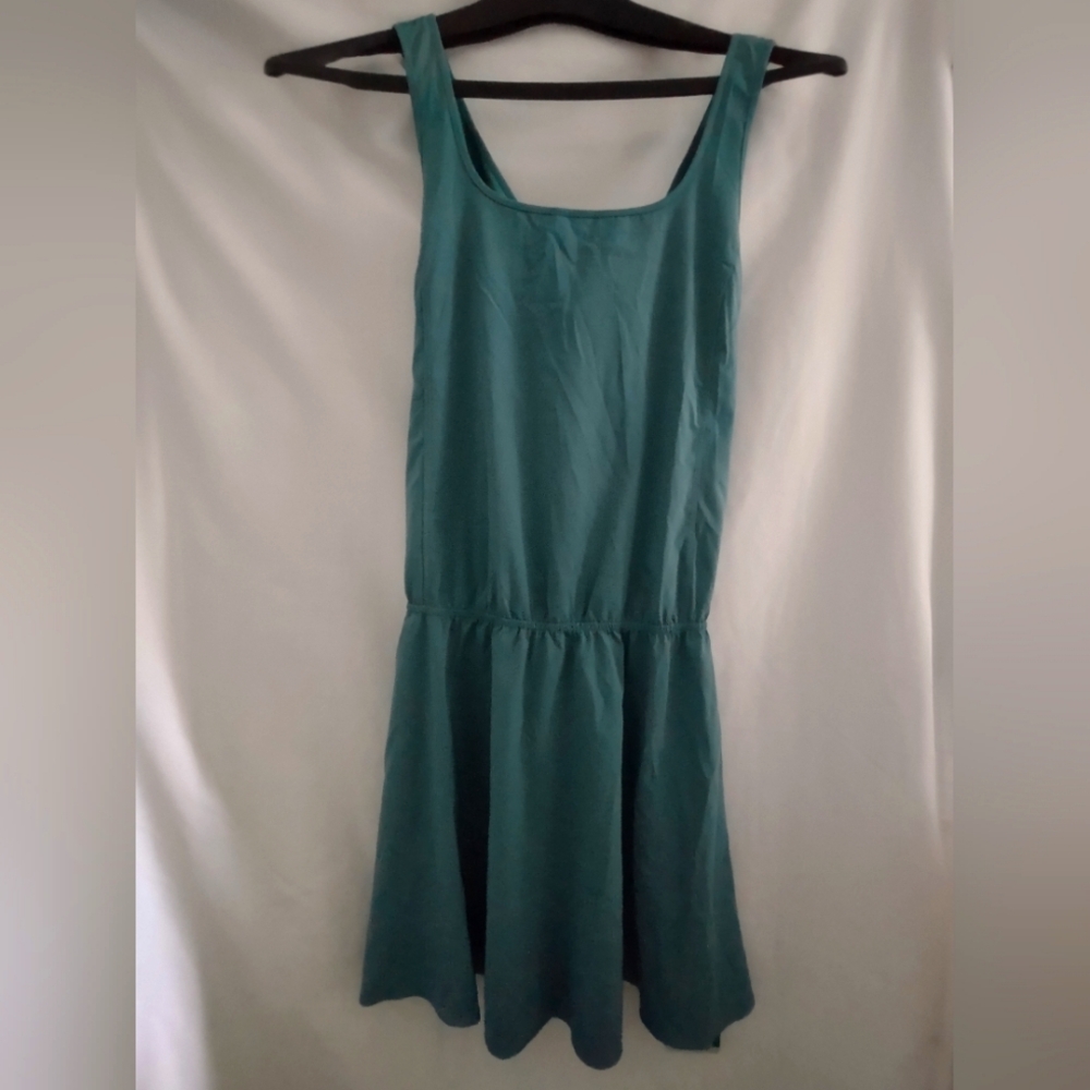 Teal Sleeveless Dress